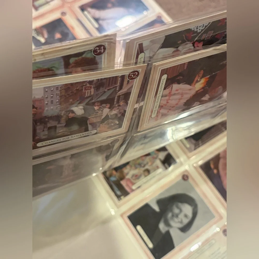 Vintage 120+ American Girl Trading Cards in American Girl Trading Card Album